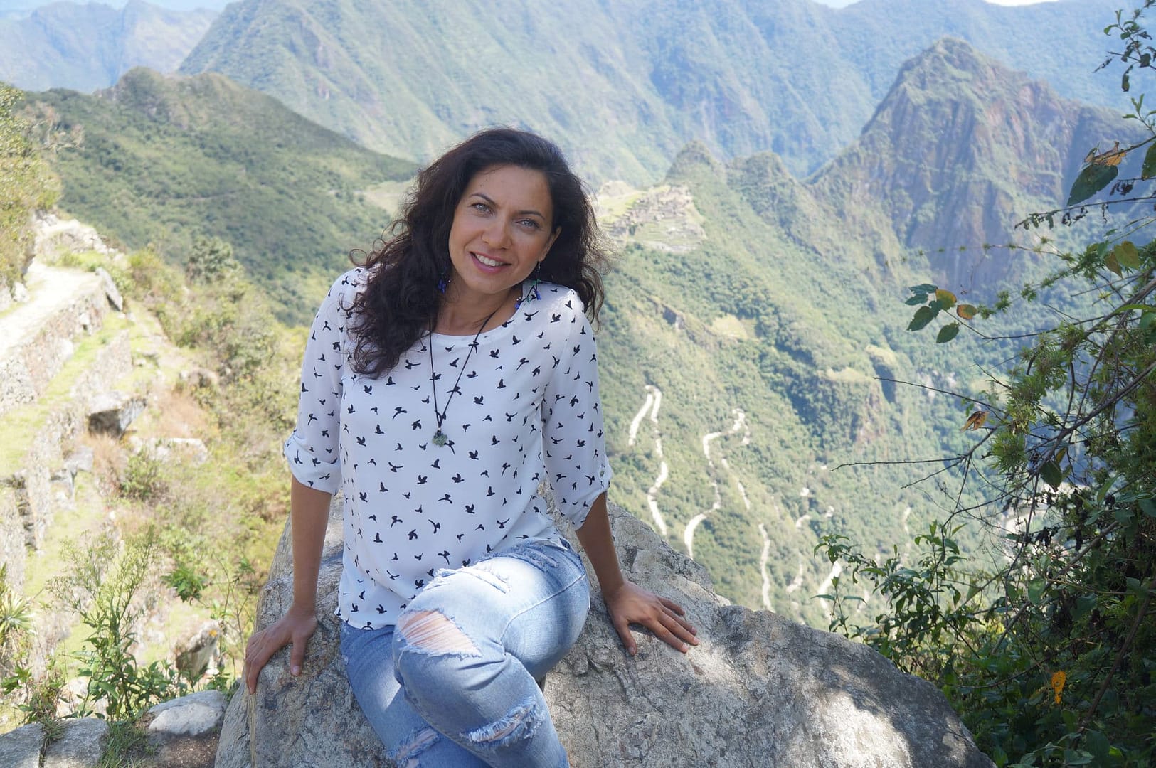 Noha Hathor in Machu Pichu